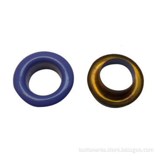 Round-shaped Edge Eyelet with Enamel